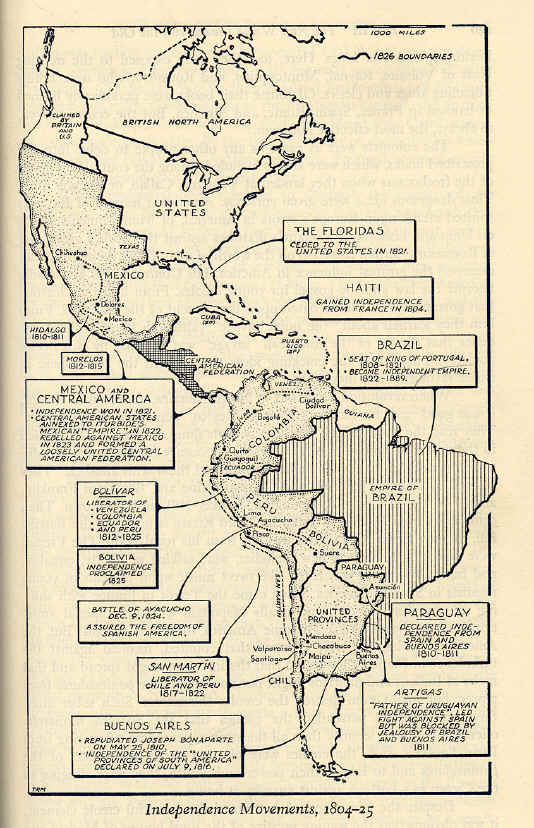 monroe doctrine map