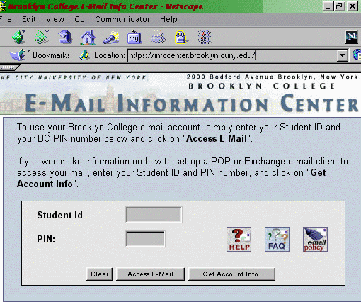 E-mail Info Center